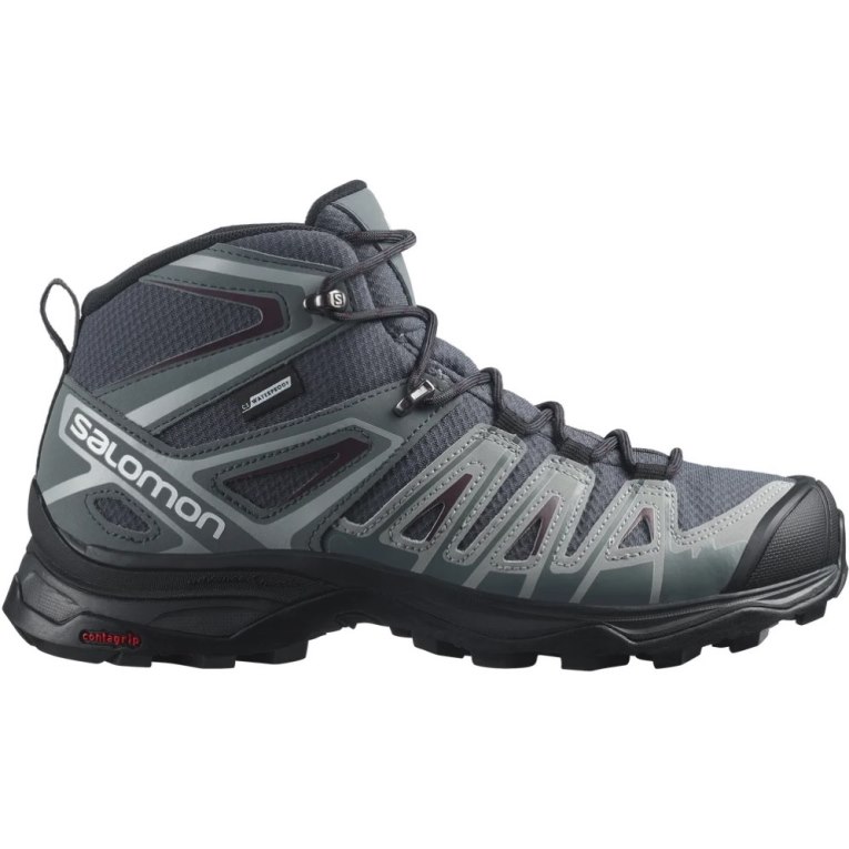 Botas Caminhada Salomon X Ultra Pioneer Mid CSWP Feminino Cinzentas Escuro | PT U86723